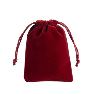 Red Velvet Pouch Bag